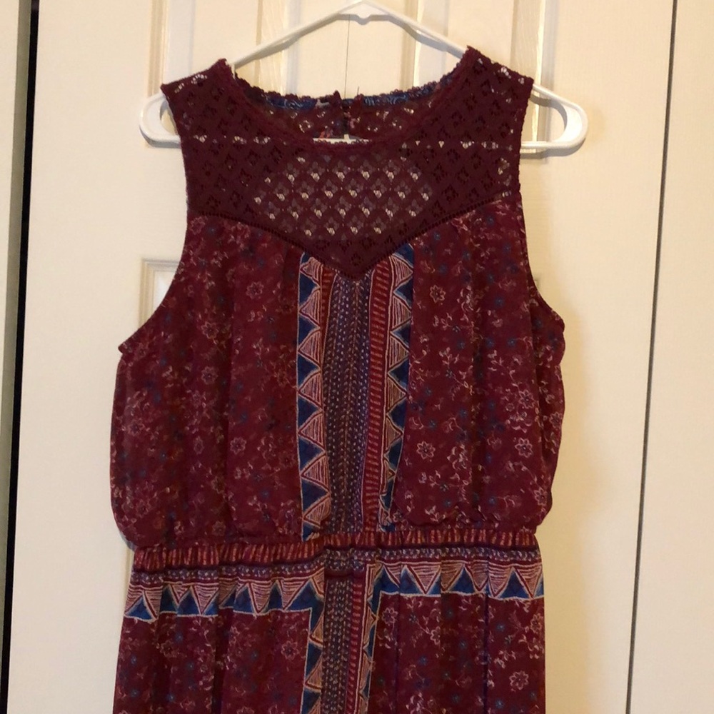 Xhilaration Printed Maxi dress xxl